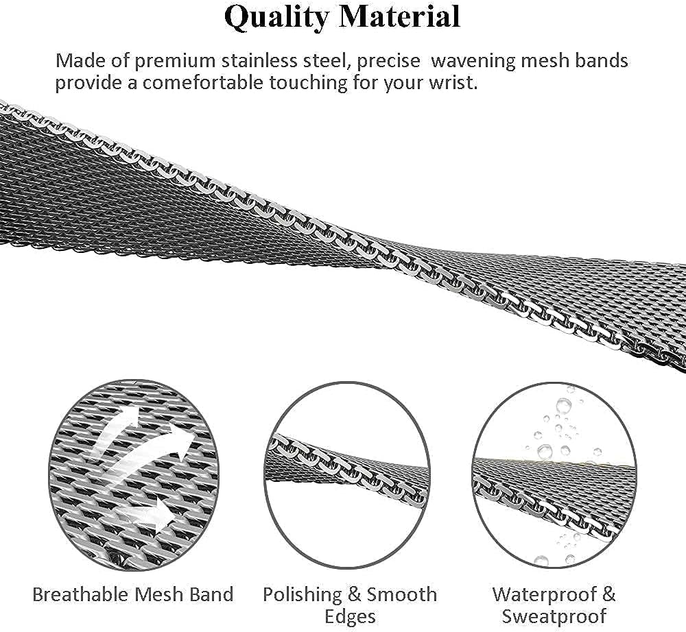 Strap for Xiaomi Mi Band 5 Mi Band 6 Breathable Replacement Strap for Band 4/Mi Band 3 Smartwatch Straps Wristband Bracelet for Women Men