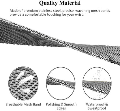 Strap for Xiaomi Mi Band 5 Mi Band 6 Breathable Replacement Strap for Band 4/Mi Band 3 Smartwatch Straps Wristband Bracelet for Women Men