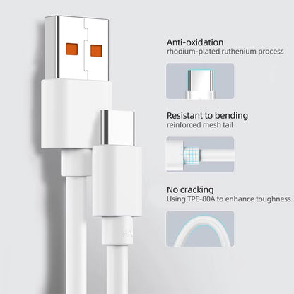 Original  Charger 33W Fast Turbo Charge 6A Type C Cable for Mi 10T POCO X3 NFC X4 Redmi K30 K40 Note 9 10 11 Pro