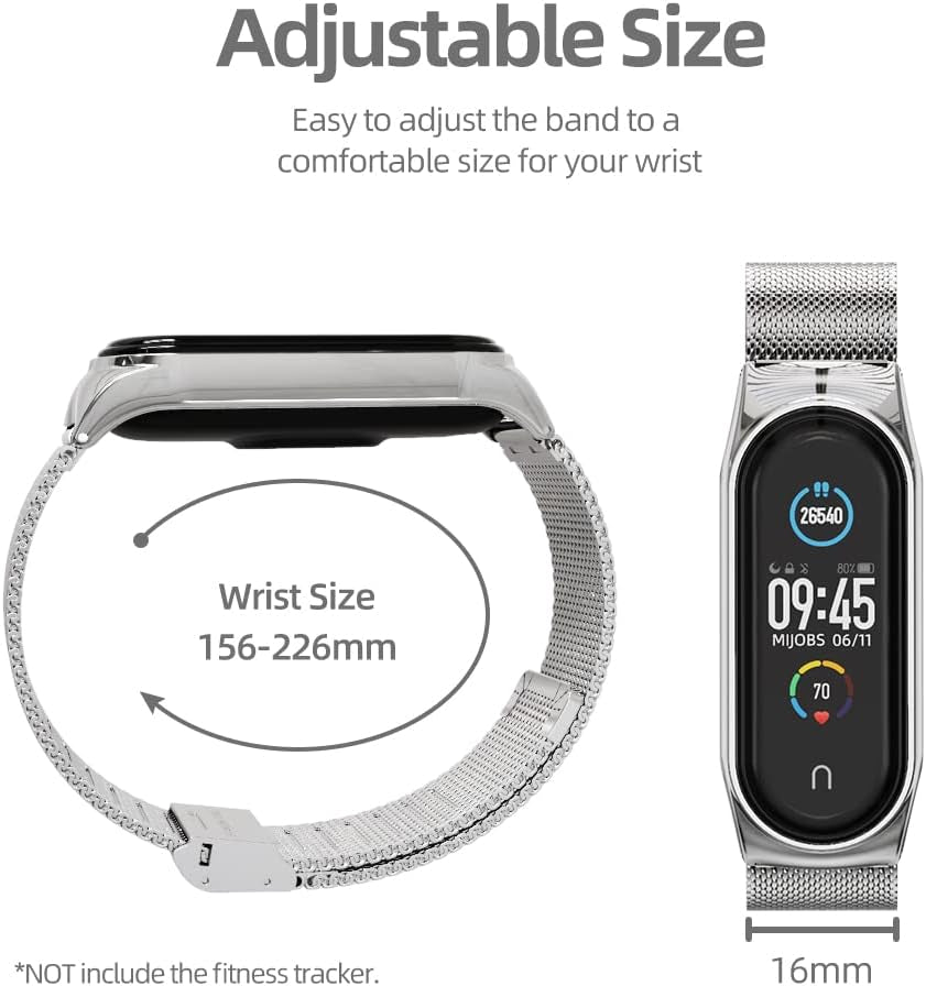 Strap for Xiaomi Mi Band 5 Mi Band 6 Breathable Replacement Strap for Band 4/Mi Band 3 Smartwatch Straps Wristband Bracelet for Women Men