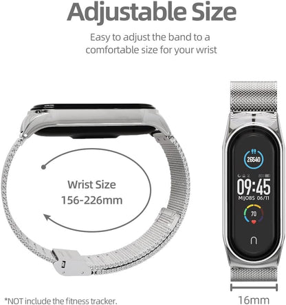 Strap for Xiaomi Mi Band 5 Mi Band 6 Breathable Replacement Strap for Band 4/Mi Band 3 Smartwatch Straps Wristband Bracelet for Women Men