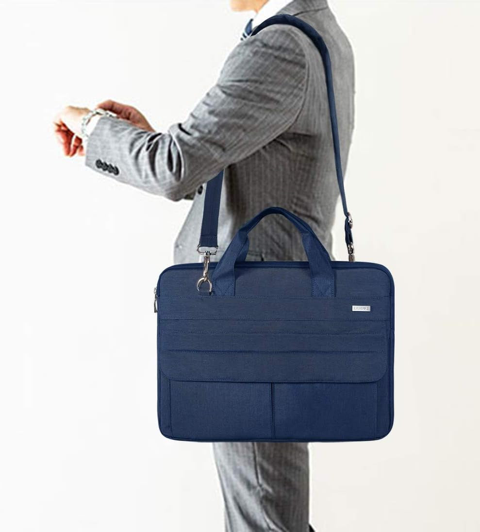 17.3 Inch Waterproof Laptop Bag with Shoulder Strap, Blue