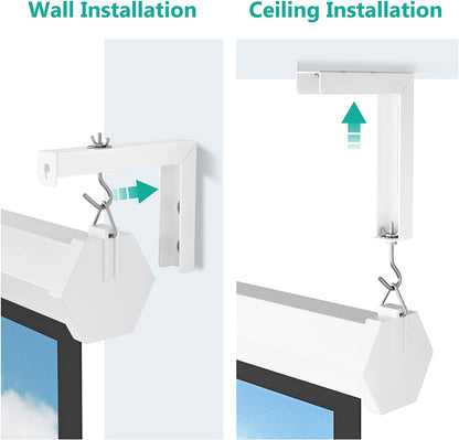 Universal Projector Screen Ceiling Mount, Holds up to 66 Lbs