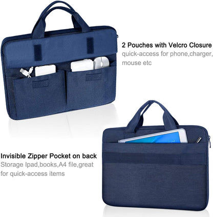 17.3 Inch Waterproof Laptop Bag with Shoulder Strap, Blue