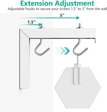 Universal Projector Screen Ceiling Mount, Holds up to 66 Lbs