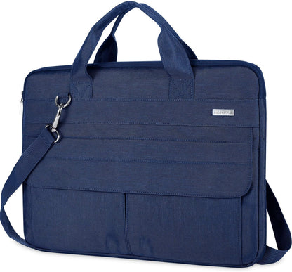 17.3 Inch Waterproof Laptop Bag with Shoulder Strap, Blue