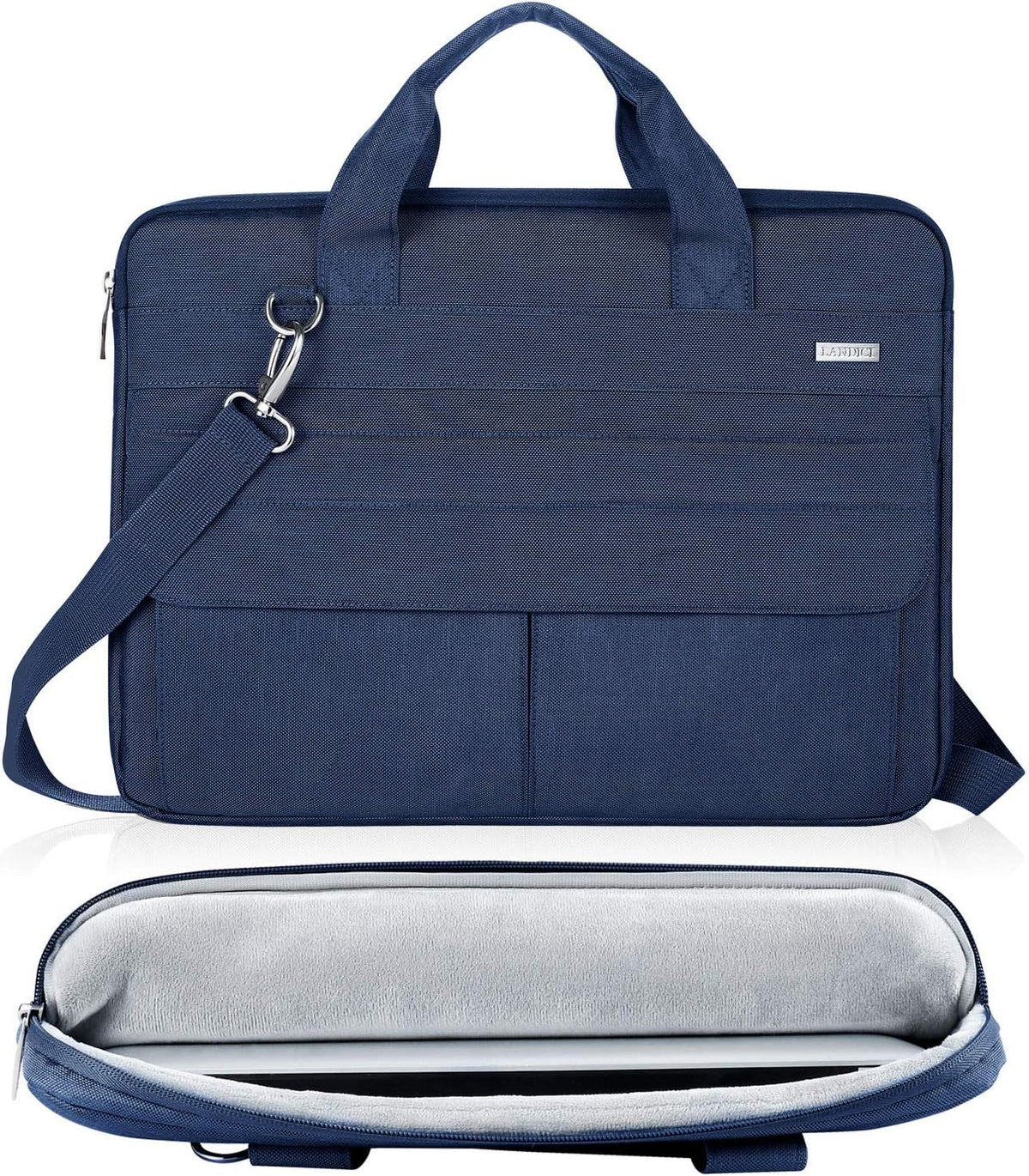 17.3 Inch Waterproof Laptop Bag with Shoulder Strap, Blue