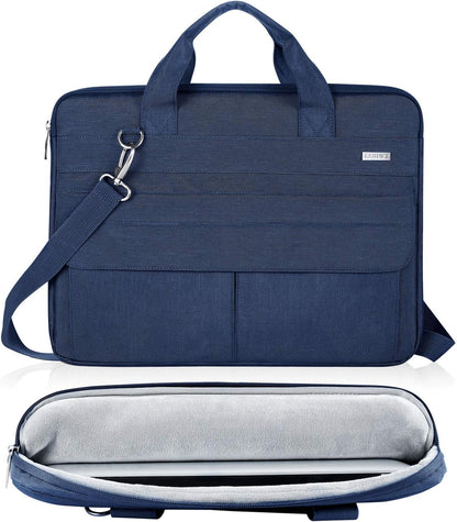 17.3 Inch Waterproof Laptop Bag with Shoulder Strap, Blue
