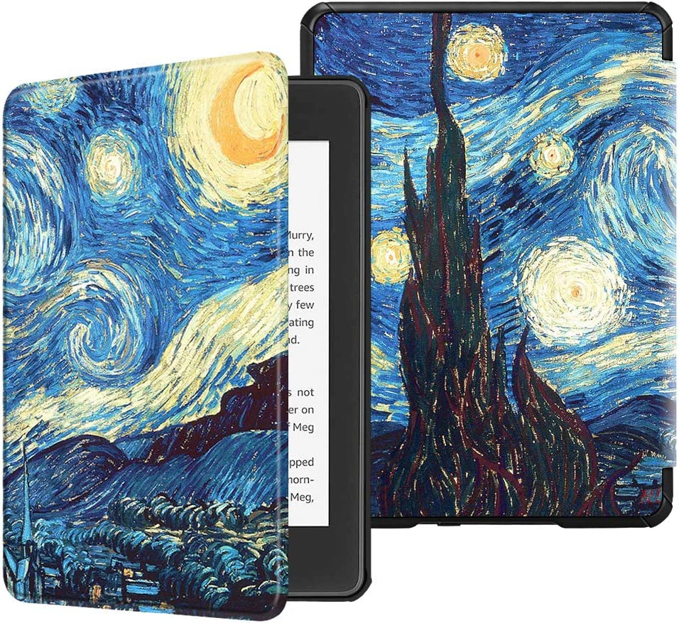 Slimshell Case for 6" Kindle Paperwhite 10Th Gen 2018, Starry Night